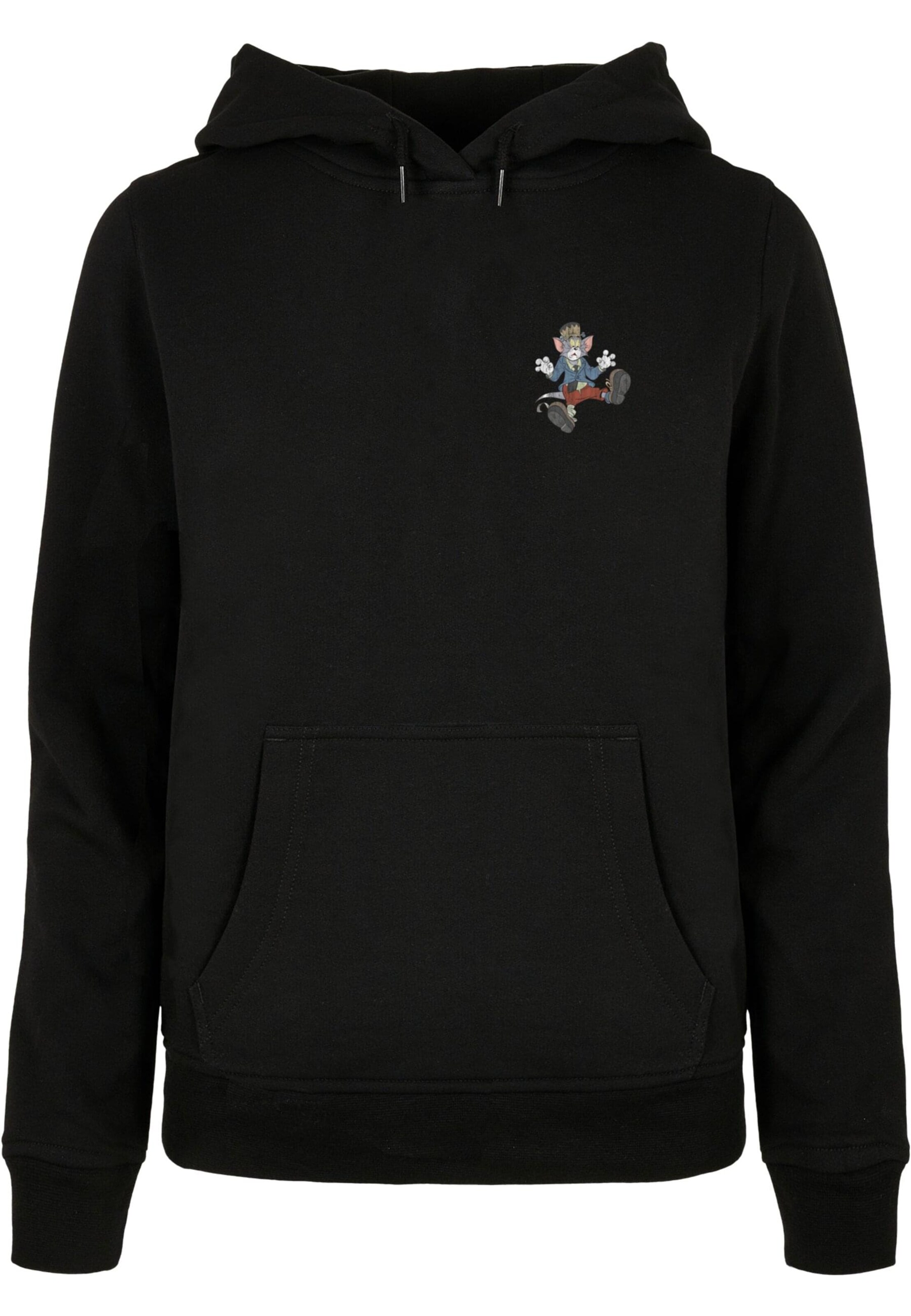Sweat-shirt 'Tom and Jerry - Frankenstein Tom' ABSOLUTE CULT en noir : devant