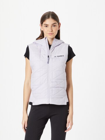 ADIDAS TERREX Sportbodywarmer in Lila: voorkant