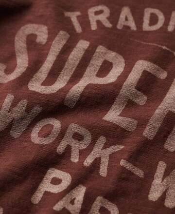 T-shirt 'Archive' Superdry en rouge
