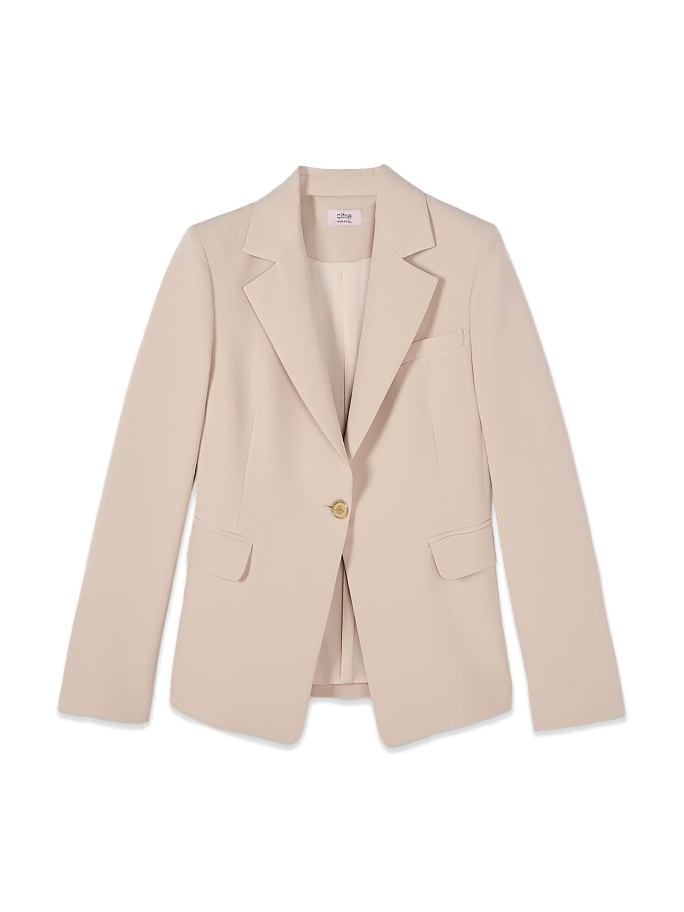 Blazer oltre en beige : devant