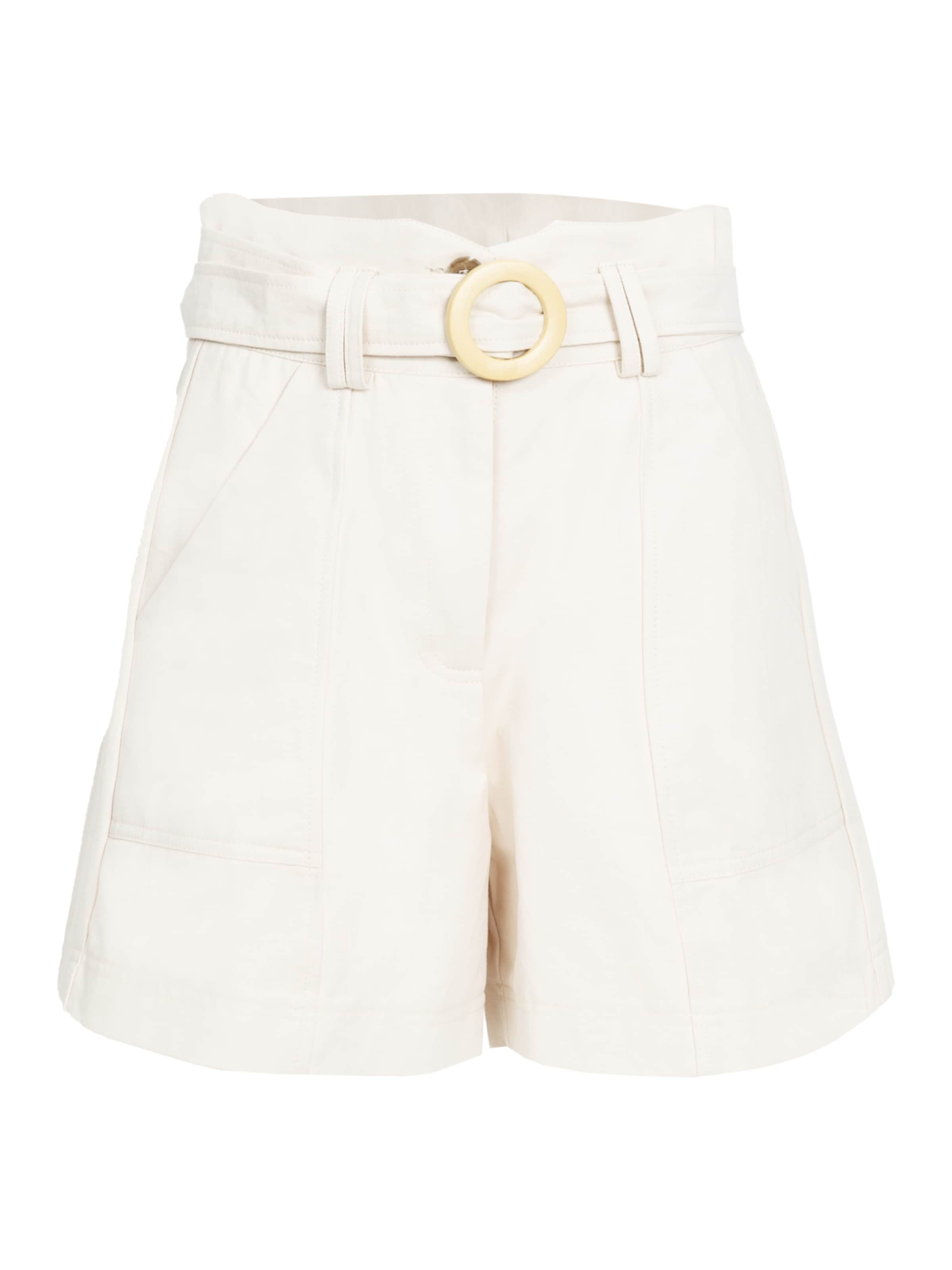 Influencer Rozšírený strih Nohavice 'Safari' - Béžová: predná strana