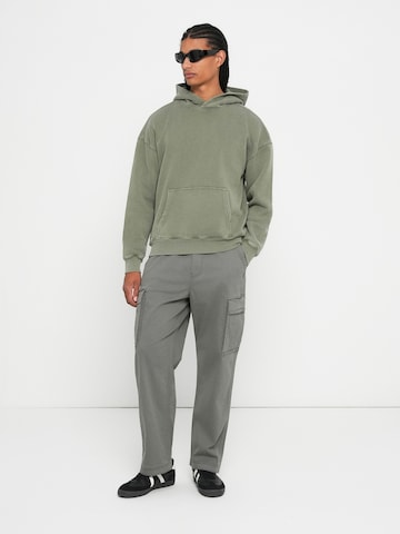 Baggy Pantalon cargo HOLLISTER en gris