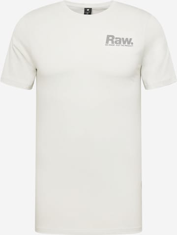 Maglietta di G-Star RAW in bianco: frontale