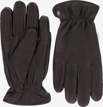 Mezzoguanti 'DETROIT' di Roeckl in marrone: frontale