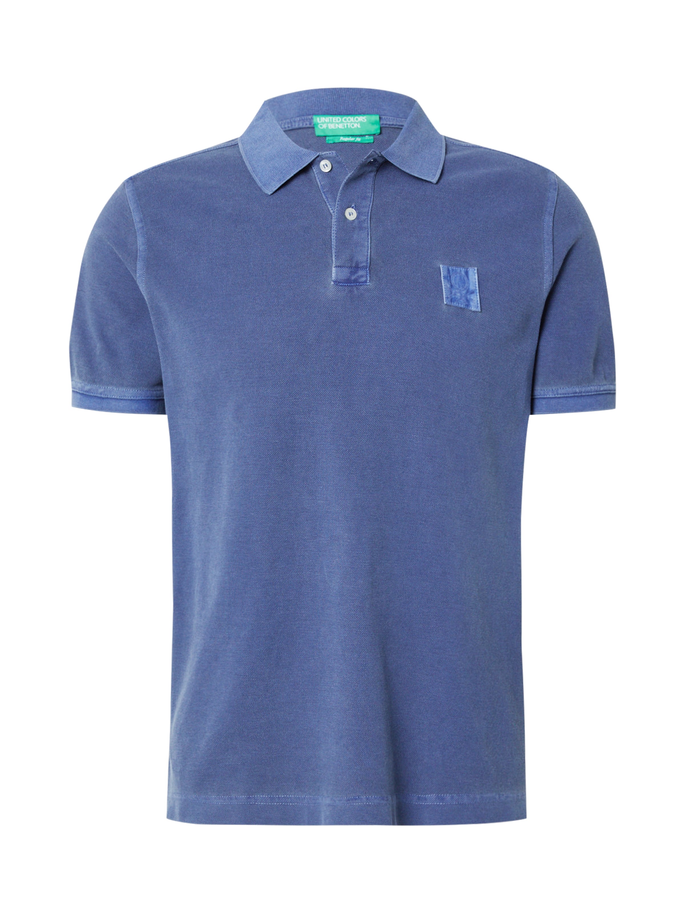 UNITED COLORS OF BENETTON Poloshirt in Blau: Vorderseite