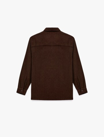 Koton Regular Fit Hemd in Braun