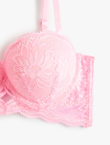 Koton Push-up Bra in Pink
