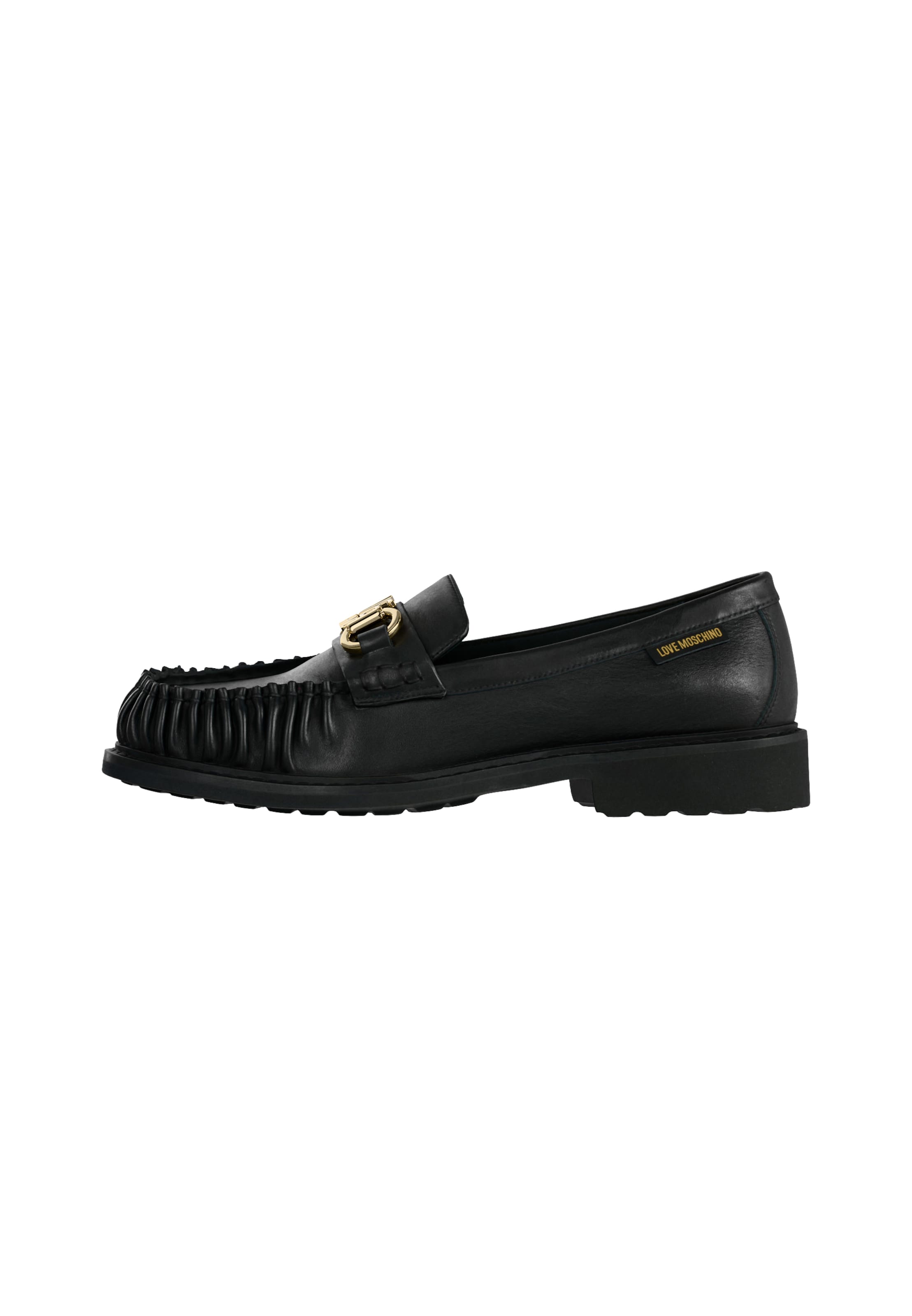 Love Moschino Mokaszin - fekete: elől