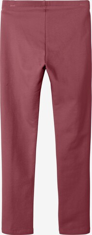 NAME IT - Skinny Leggings 'Davina' em vermelho