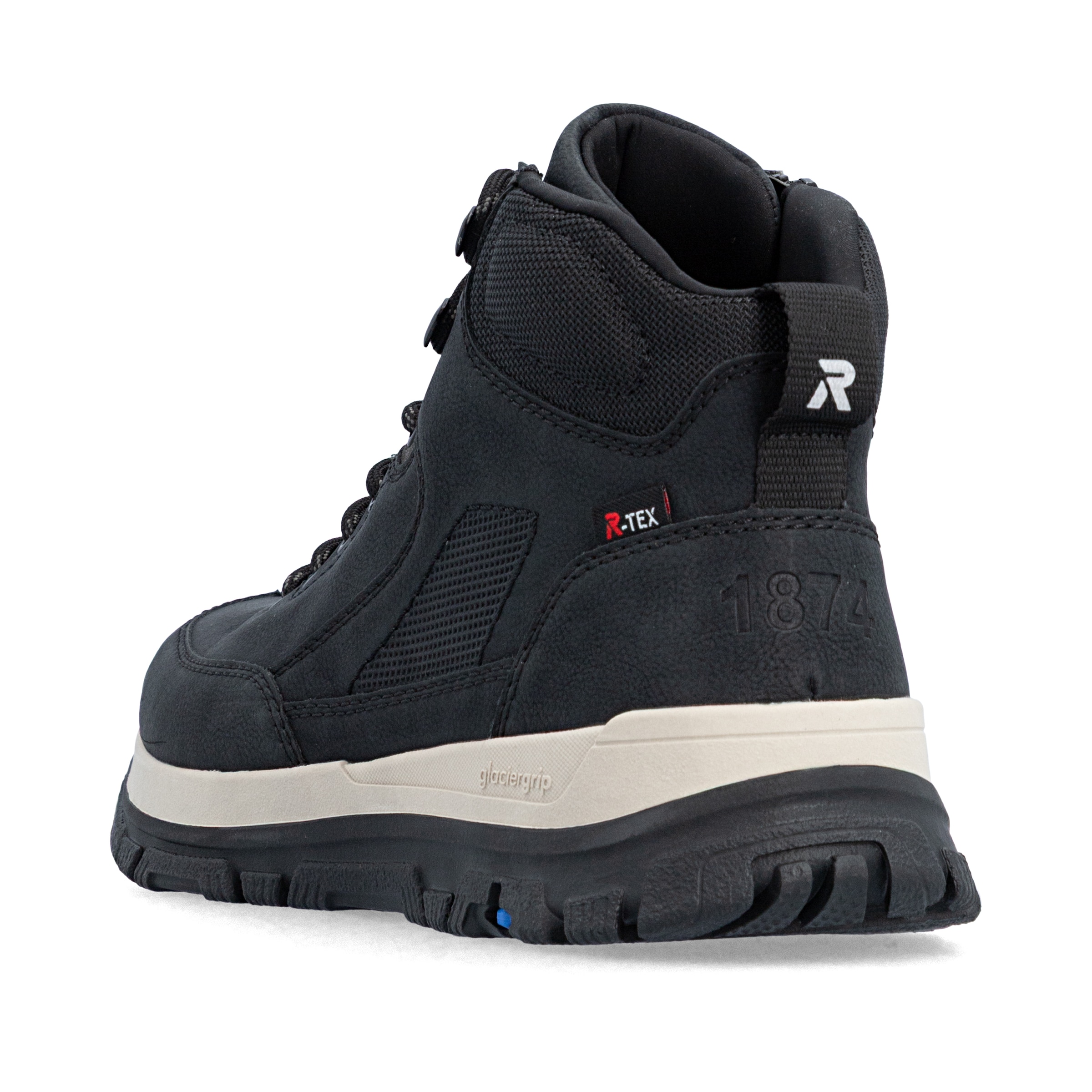 Bottes à lacets Rieker en noir