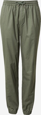 Effilé Pantalon 'Julian' DAN FOX APPAREL en vert : devant