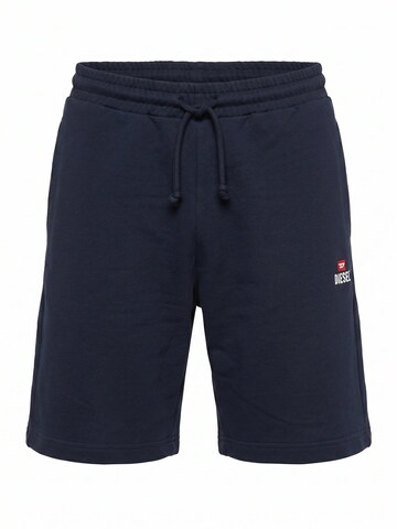 regular Pantaloni sportivi 'P-CROW SWEAT SHORTS' di DIESEL in blu: frontale