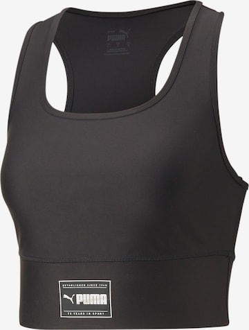 PUMA Sports top in Black: front