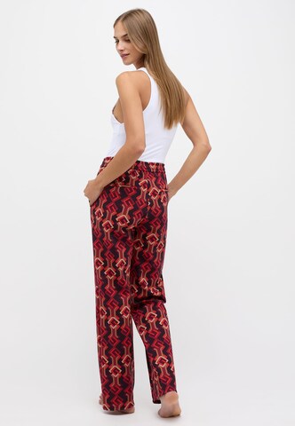 ÆNGELS Wide leg Pants in Red