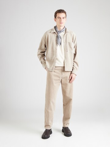 INDICODE JEANS T-Shirt 'Milon' in Beige