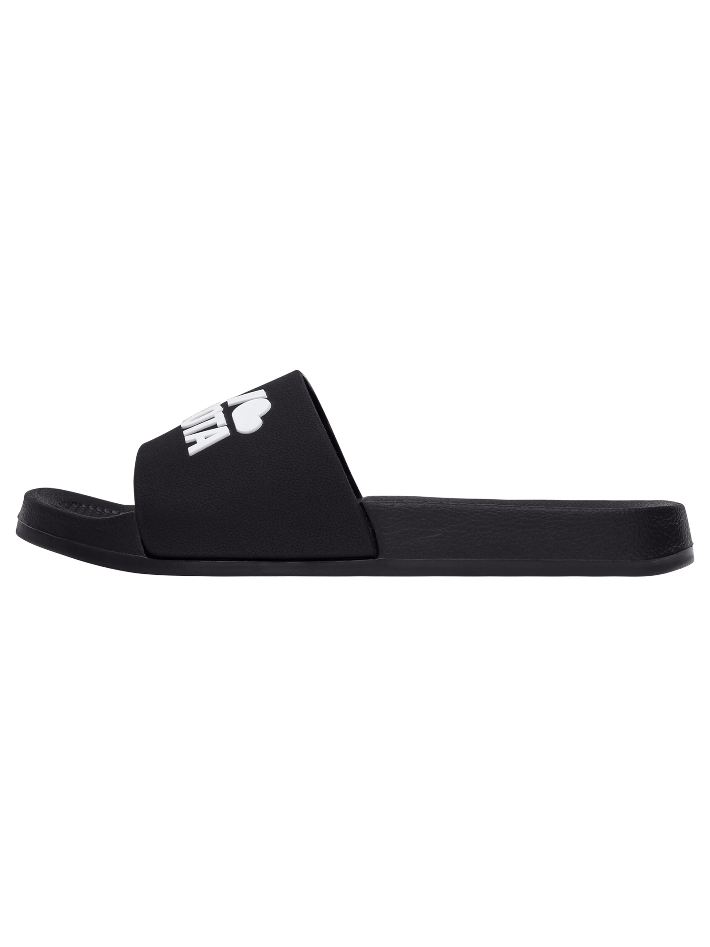 Claquettes / Tongs 'Kubota Women's Slip-On Mint Basic Plain Pool Slides' Kubota en noir : devant