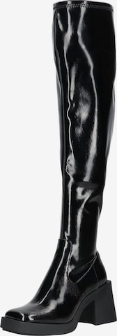 Cuissardes STEVE MADDEN en noir : devant