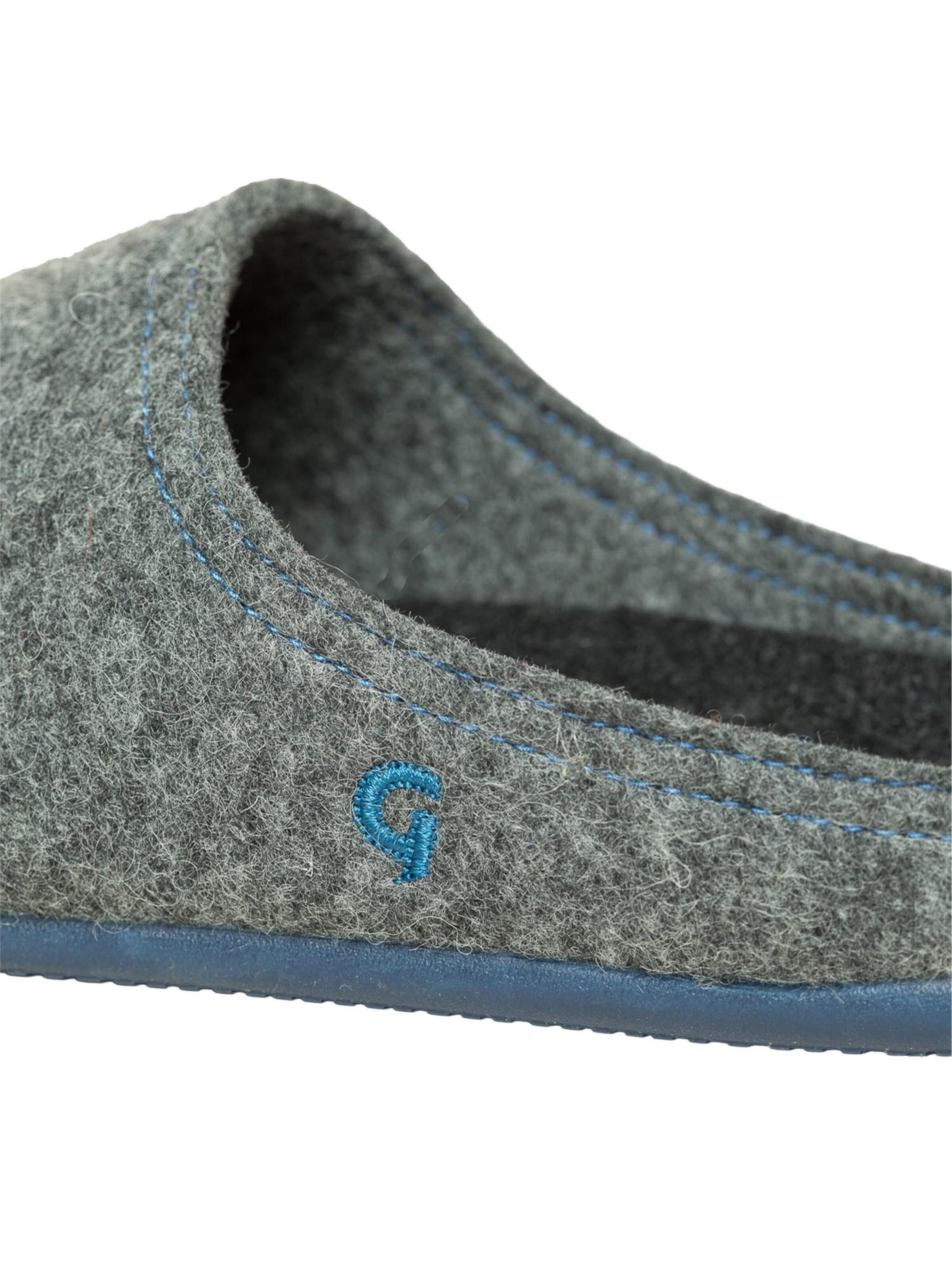 Gottstein Pantolette 'Wool Slide-In'‌ in Grau