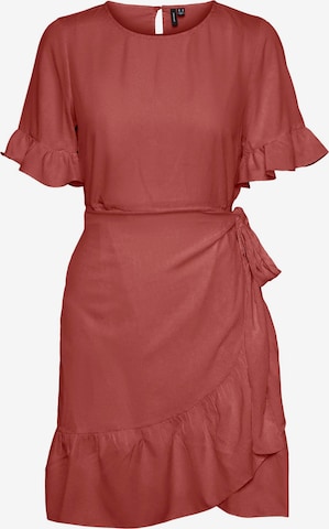 VERO MODA Kleid 'Henna' in Rot: predná strana