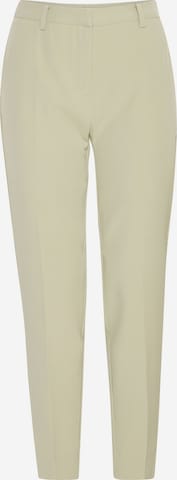 Pantalon à plis 'Lexi' ICHI en vert : devant