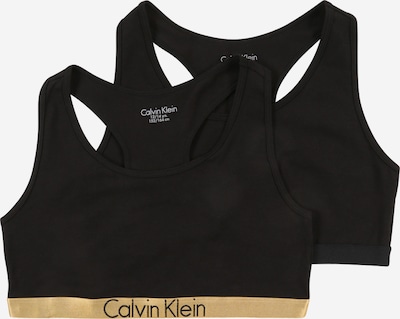 Calvin Klein Underwear BH in goldgelb / schwarz, Produktansicht