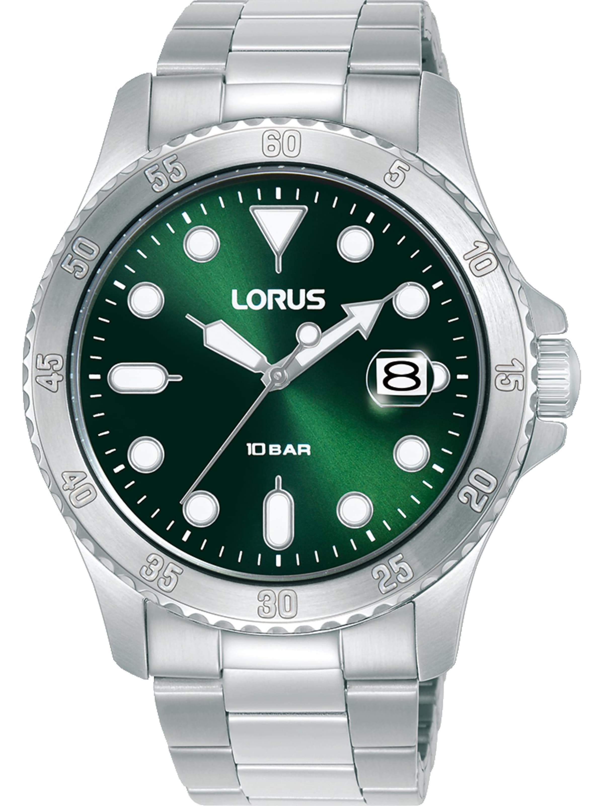 LORUS Uhr in Grün: Vorderseite