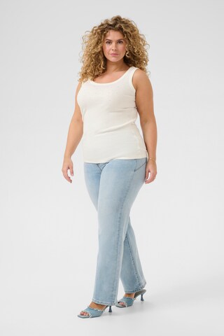 Haut 'KCcarina' KAFFE CURVE en blanc