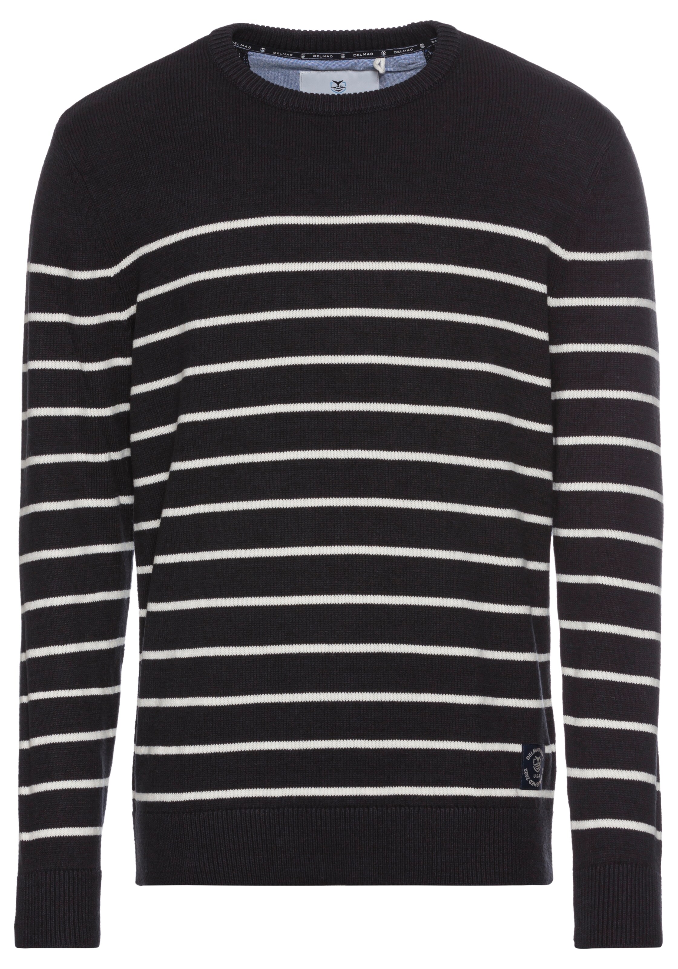 DELMAO Sweater in Black: front