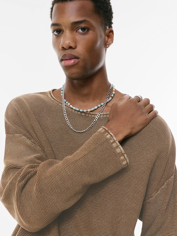 Pull&Bear Пуловер в кафяво
