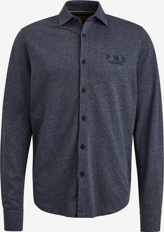 PME Legend Regular fit Button Up Shirt in Blue: front