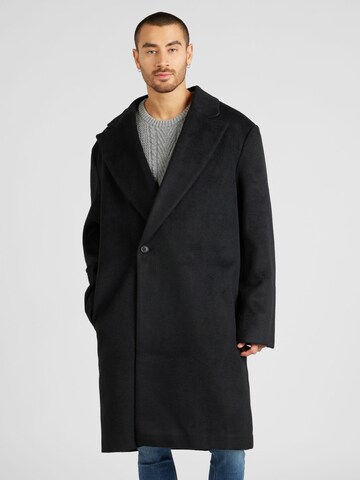 Cappotto di mezza stagione di TOPMAN in nero: frontale