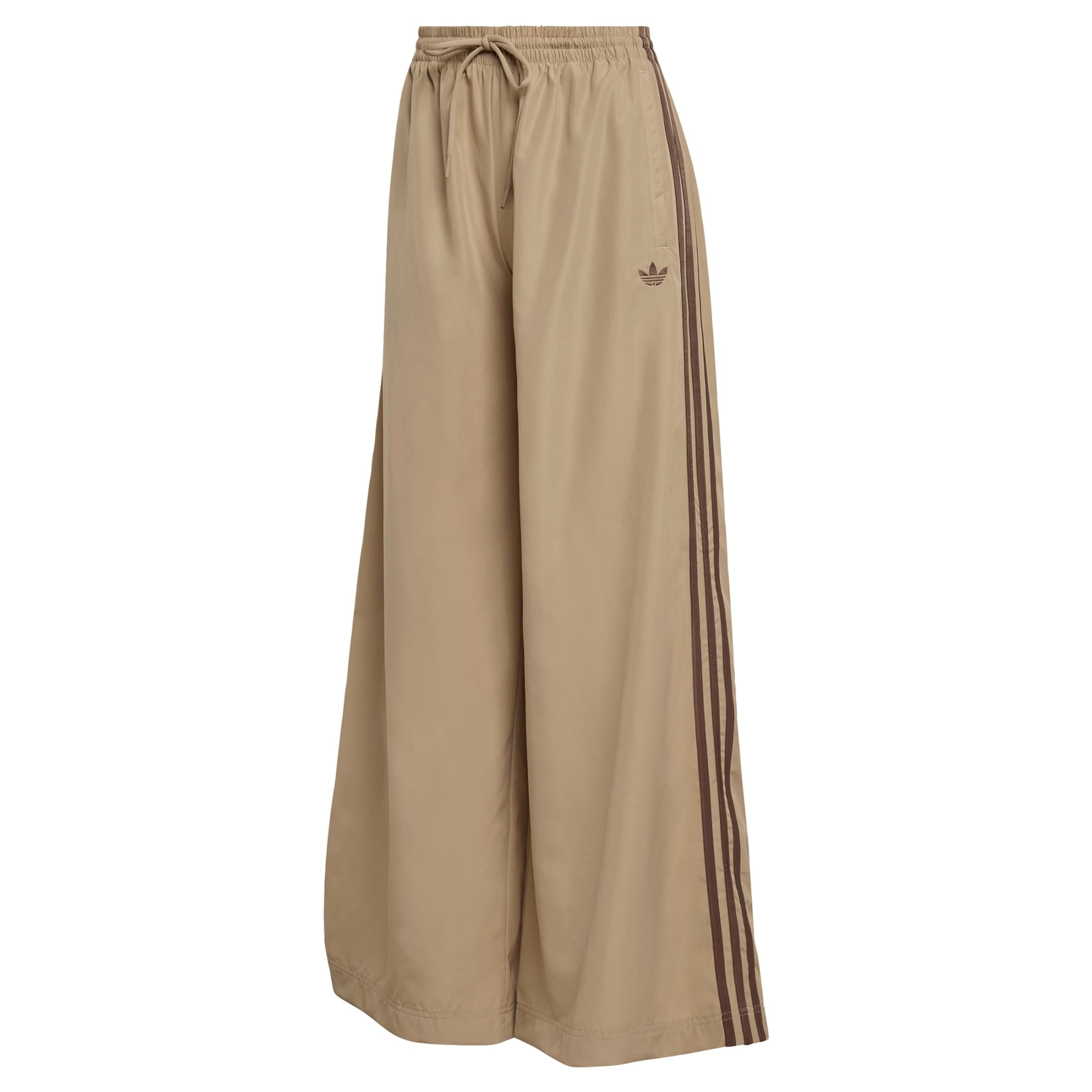 Wide Leg Pantalon 'Firebird Adilenium' ADIDAS ORIGINALS en beige : devant