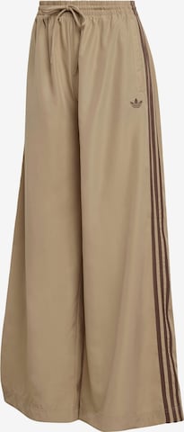 ADIDAS ORIGINALS Wide Leg Hose 'Firebird Adilenium' in Beige: Vorderseite