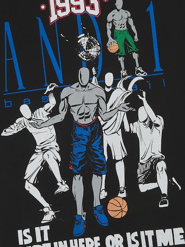 AND1 Oversize póló - fekete