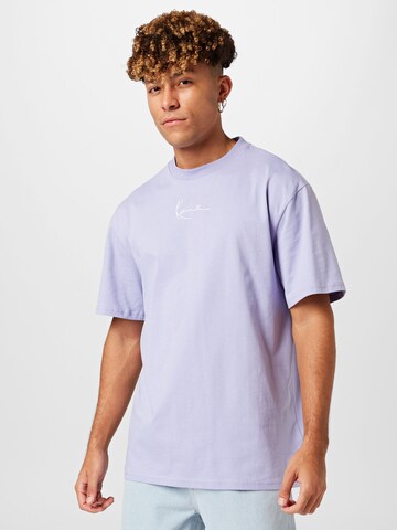 T-Shirt Karl Kani en violet : devant