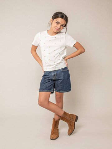 T-Shirt 'Hearty' Deeluxe en blanc