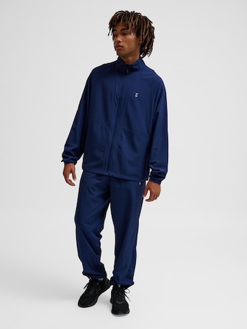 Hummel Sports sweat jacket in Blue
