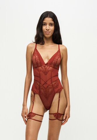 Hunkemöller Body 'Krystle' – červená: přední strana