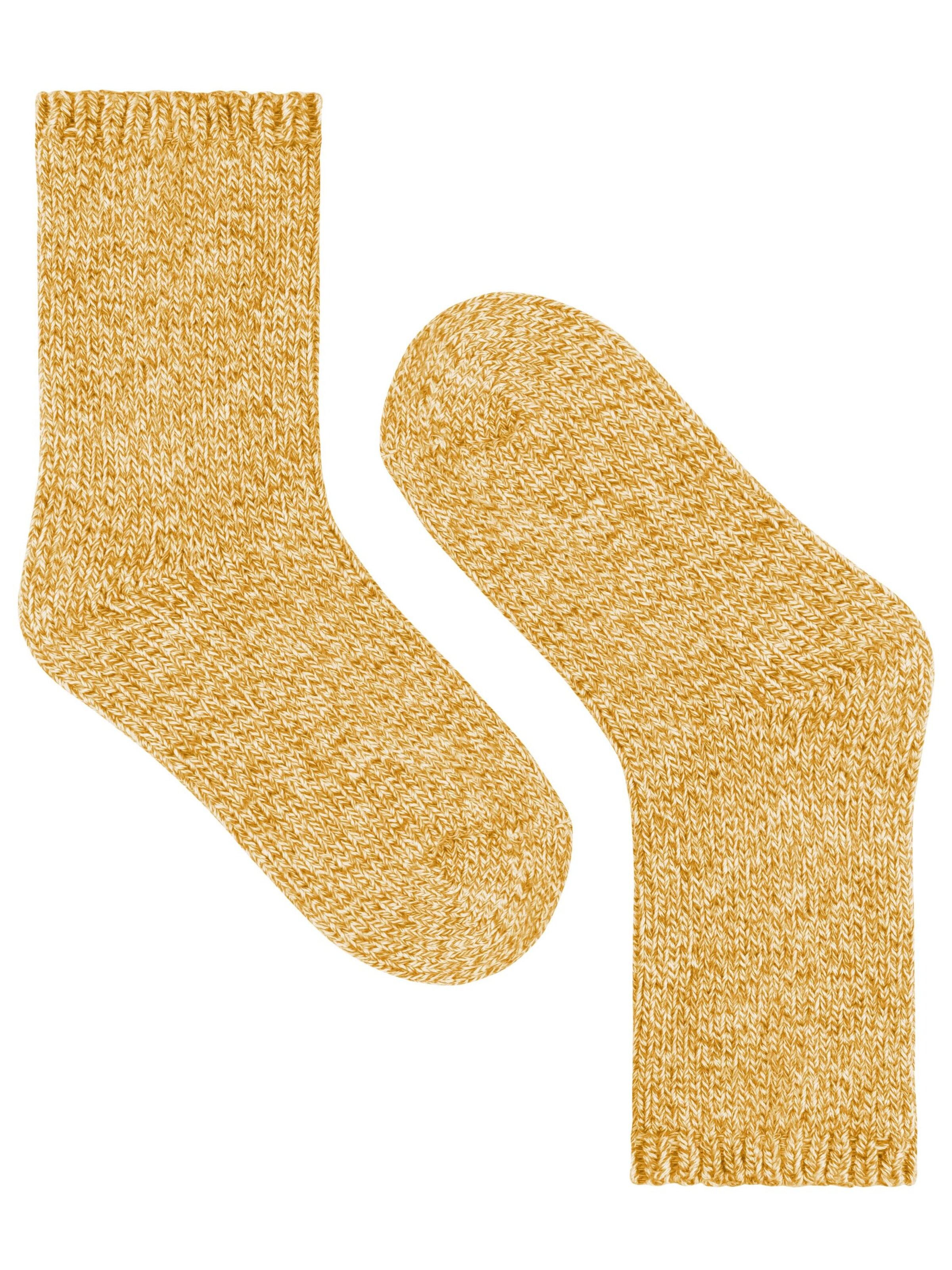 Chaussettes normani en jaune