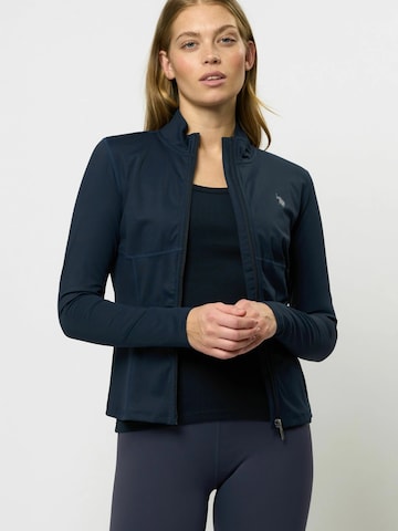 U.S. POLO ASSN. Sweatvest 'Kira' in Blauw: voorkant