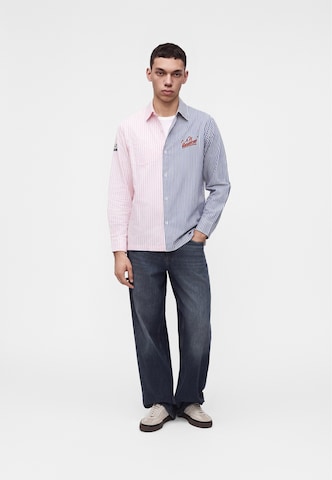 Coupe regular Chemise 'Elba' On Vacation en rose : devant