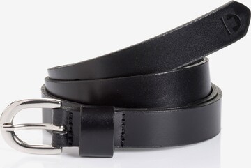 TOM TAILOR DENIM Belt 'PAULA' in Black: front