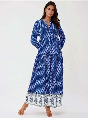 Hiccup Kleid in Blau: Vorderseite