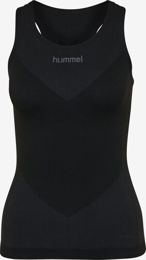 Hummel Haut de sport 'First' en gris / noir, Vue avec produit