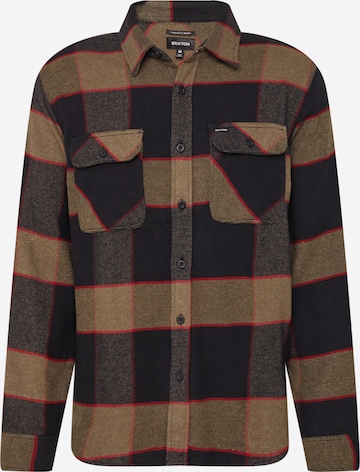 Chemise 'BOWERY' Brixton en gris : devant