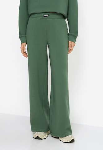LSCN by LASCANA Wide leg Trousers in Green: front