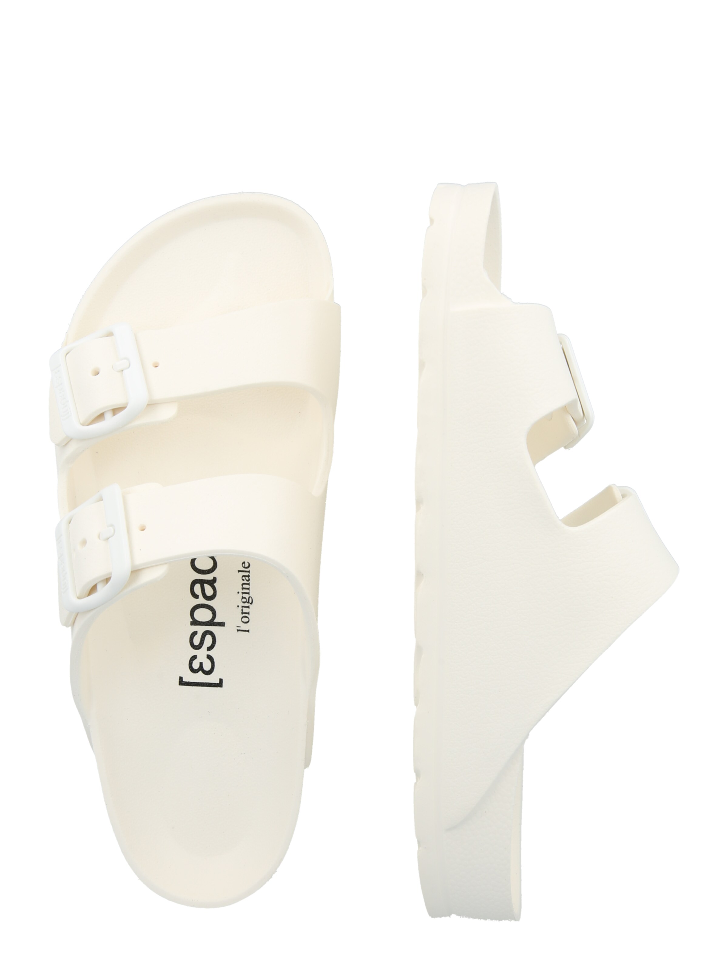 Mule 'AMI POOL' espadrij l´originale en blanc