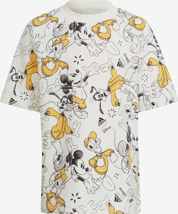 ADIDAS SPORTSWEAR Performance Shirt 'Adidas x Disney Mickey Mouse' in White: front