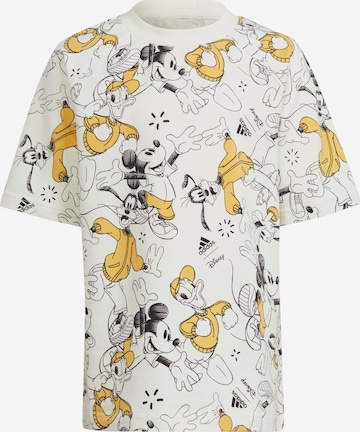 ADIDAS SPORTSWEAR Performance Shirt 'Adidas x Disney Mickey Mouse' in White: front