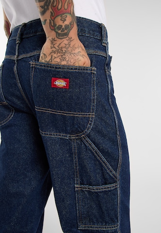 DICKIES Tapered Jeans in Blauw